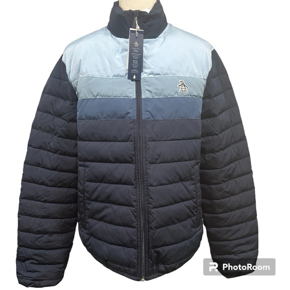 Lightweight color block puffer jacket - Picture 3 of 9